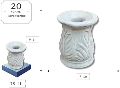 Betonowy strażnik kuli do ogrodu