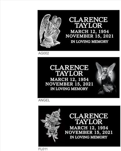 Płaska tablica granitowa na grób