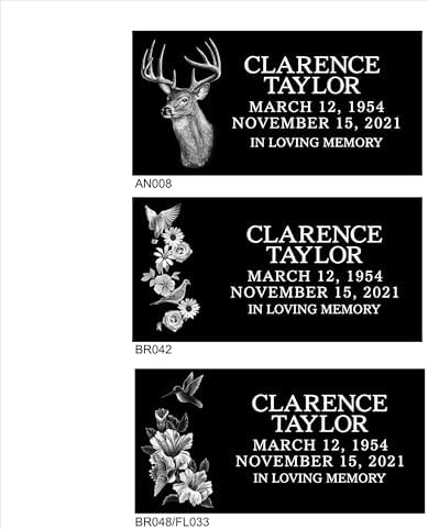 Płaska tablica granitowa na grób