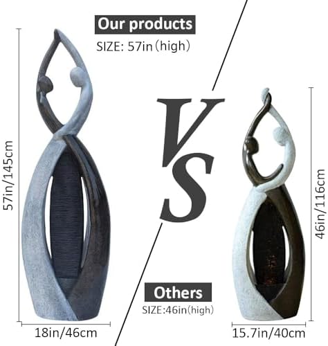 Fontanna z tańczącą parą 57 cali